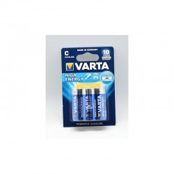 Baterie Alkalina Varta High-Energy R14 C, 2buc/set Baterie Alkalina Varta High-Energy R14 C, 2buc/set