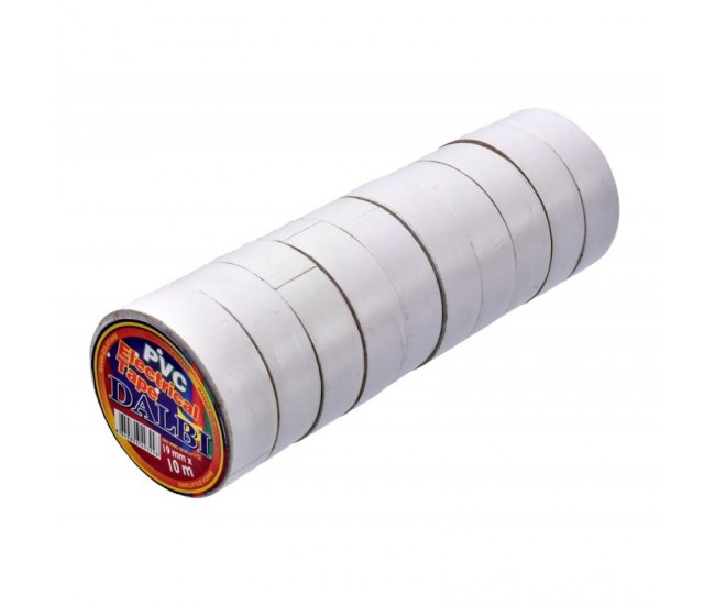 Banda Izolier Alba 19mm x 10m - Set/10buc