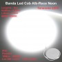 Banda Led Cob Alb-Rece 6500K Neon Flex - 288led/m - IP65 / 220V - 10W/ml / Rola 5ml