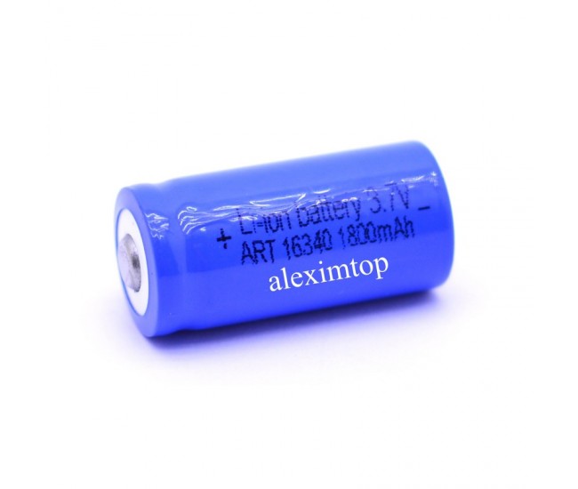 Acumulator Li-ion 3,7V-1800mAh ART-16340, Albastru