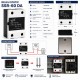 Releu Static SSR-60 DA 60A 24-440V AC Control 3-32V DC DALBI