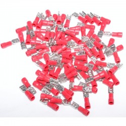 Papuc Electric Rosu Mama 4,8mm ,100buc/set Papuc Electric Rosu Mama 4,8mm ,100buc/set