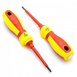 Surubelnita Galbena Izolata cu Led 3x0,75mm / Stea Surubelnita Galbena Izolata cu Led 3x0,75mm / Stea