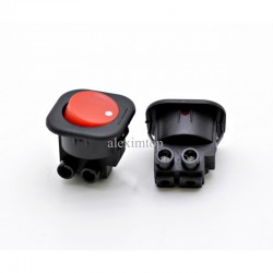 Buton Rosu Patrat T120-RA Buton Rosu Patrat T120-RA