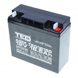 Acumulator Plumb - Acid 12V-18,5A TED Acumulator Plumb - Acid 12V-18,5A TED