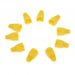 Protectie Mufa UTP RJ45 Galben, 100buc/set Protectie Mufa UTP RJ45 Galben, 100buc/set
