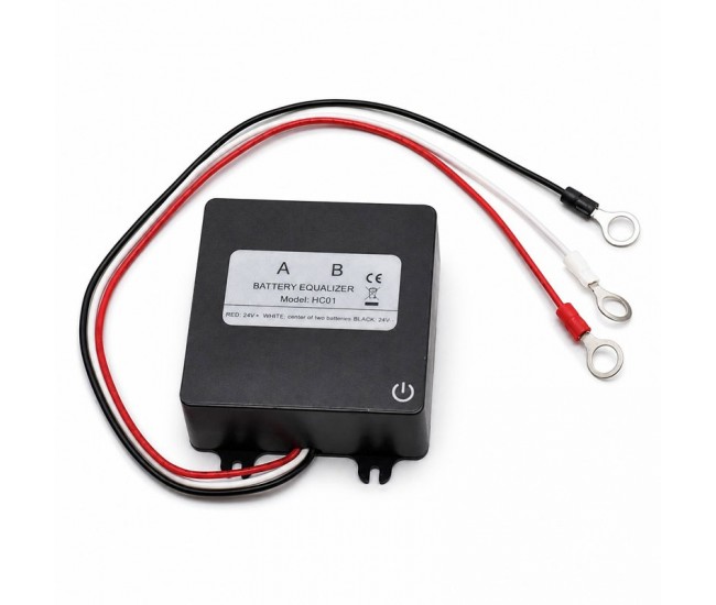 Egalizator Acumulatori 24V cu Afișaj Dublu LED pentru 2 Baterii 12V HC01 DALBI