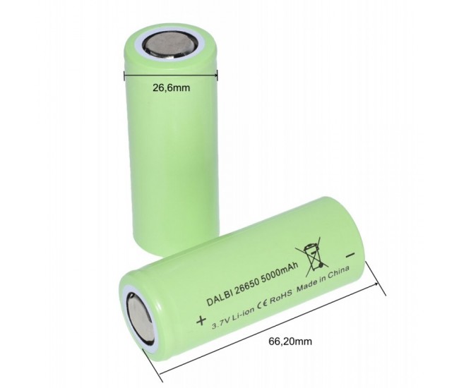 Acumulator Tip 26650 Li-ion 3,7V-5000mAh