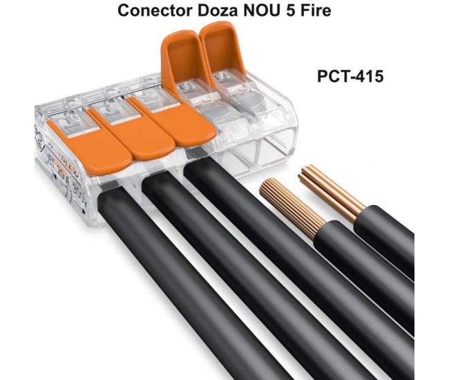 Conector Doza NOU 5 Fire 4KV / 32A, PCT-415