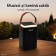 Boxă Portabilă Bluetooth 10W cu Panou Solar, Radio FM SZ-L34