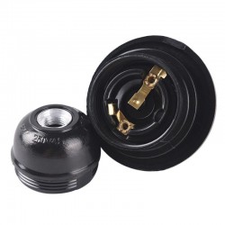 Dulie E27 de Plastic cu Fusta Neagra Dulie E27 de Plastic cu Fusta Neagra