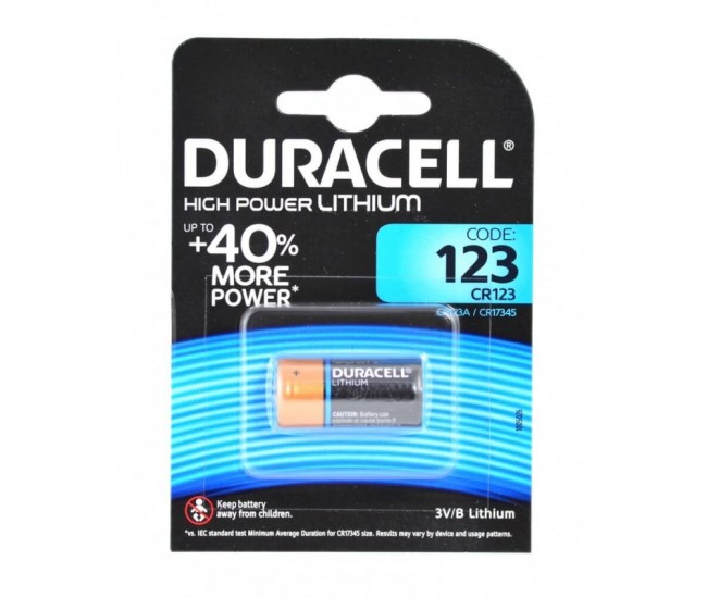 Baterie Duracell Lithium CR123/3V