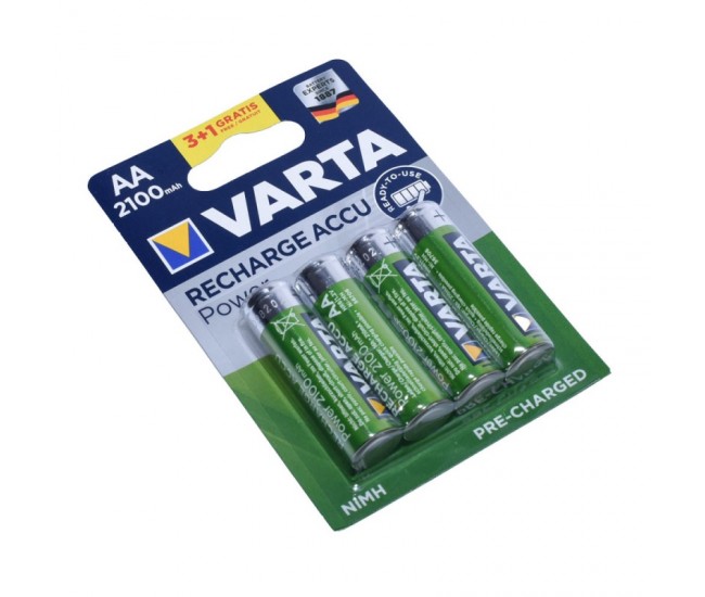 Acumulatori Reincarcabili Varta R6 AA/2100mAH, 4buc/set