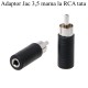 Adaptor RCA Tata-Jack 3,5 Mama Mono