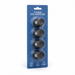 Set 4 Lupe Ceasornicar 5X 10X 15X 20X pentru Bijuterii TE-811 DALBI