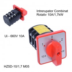 Comutator Rotativ 3 Came 1-0-2 / 10A - M05/3 Comutator Rotativ 3 Came 1-0-2 / 10A - M05/3