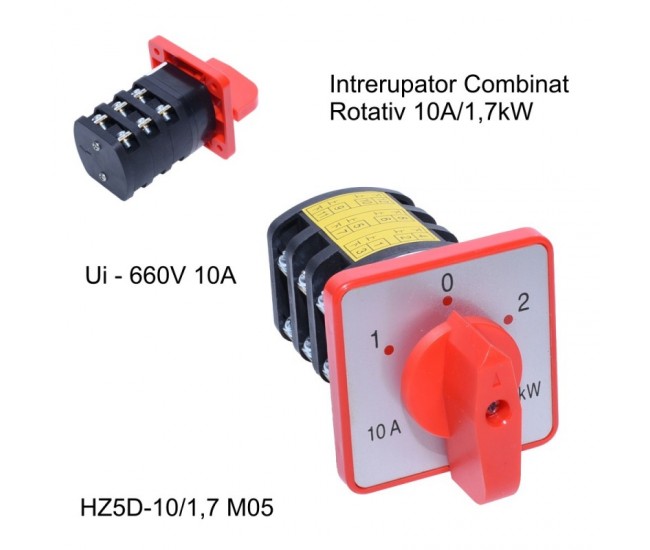 Comutator Rotativ 3 Came 1-0-2 / 10A - M05/3