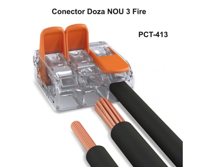 Conector Doza NOU 3 Fire 4KV / 32A, PCT-413