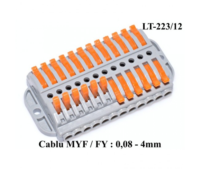 Conector Doza 12-12 pentru Cablu, LT-223/12