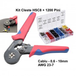 Set Cleste HSC8/6-4 de Sertizat + 1200 Pini Set Cleste HSC8/6-4 de Sertizat + 1200 Pini