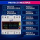 Protector Multifunctional Trifazic 100A - V/A/Hz/Kwh