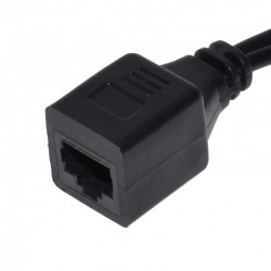 Cablu Pasiv Poe, Utp + Alimentare / Negru Cablu Pasiv Poe, Utp + Alimentare / Negru