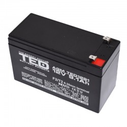 Acumulator Plumb-Acid 12V-9,1A TED Acumulator Plumb-Acid 12V-9,1A TED
