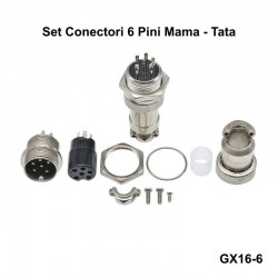 Set Conector Tip Aviator 6 Pini Set Conector Tip Aviator 6 Pini