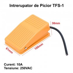 Intrerupator de Picior Pedala TFS-1 Intrerupator de Picior Pedala TFS-1