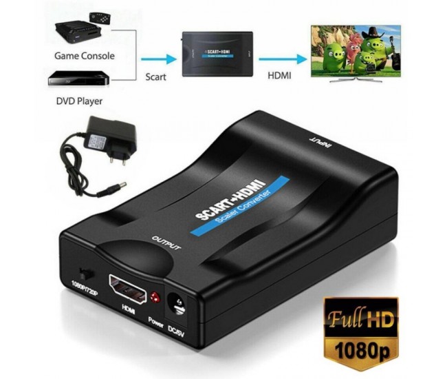 Convertor Scart la Hdmi / 1080P