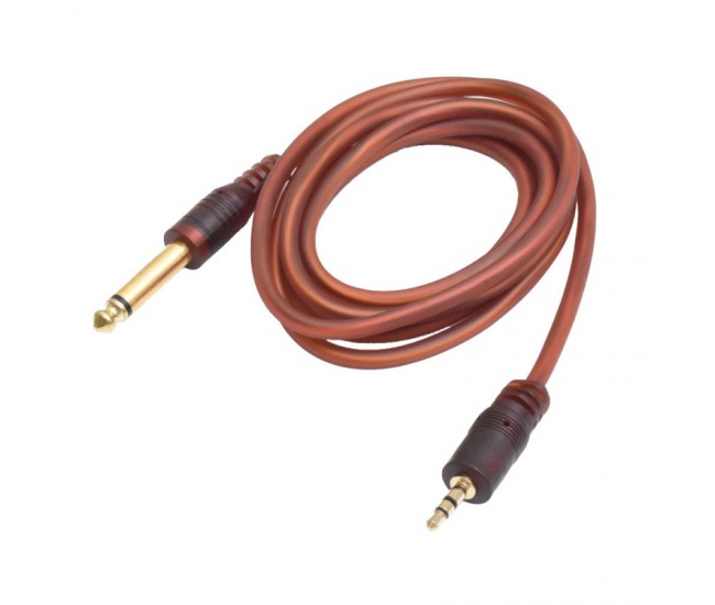 Cablu Audio Jack 3,5mm ST tata -Jack 6,3mm MO tata Siliconat / 1,5m Pro