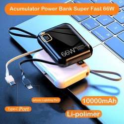 Baterie Externa 66W Super Fast PD / Power-Bank 10000mAh / TR962 Baterie Externa 66W Super Fast PD / Power-Bank 10000mAh / TR962