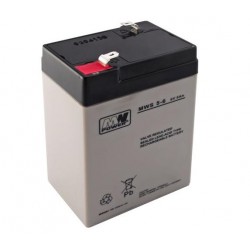 Acumulator AGM 5Ah 6V seria MW Power, MWS5-6, terminal de