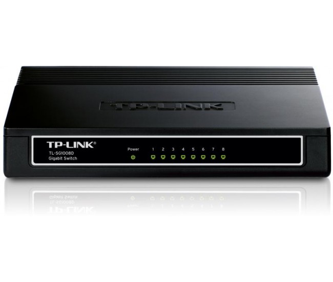 Switch TP-Link TL-SG1008D, 8 port, 10/100/1000 Mbps
