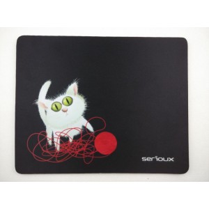 Mouse pad Serioux, model Cat and ball of yarn, MSP01,
