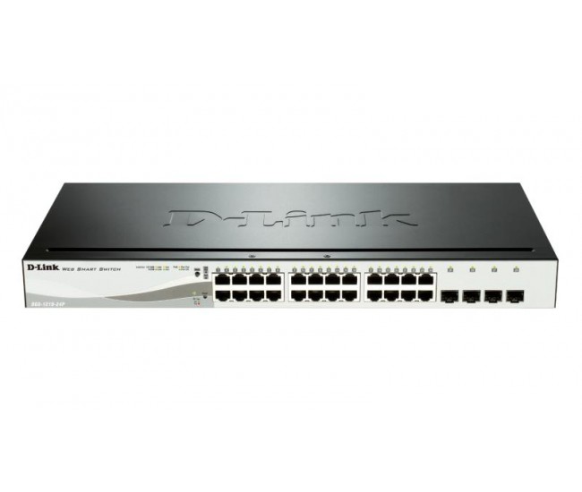 Switch D-Link DGS-1210-24P, 24 port, 10/100/1000 Mbps