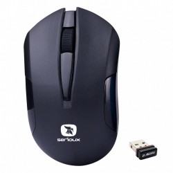 Mouse Serioux wireless, Drago 300, 1000dpi, negru, baterie AA inclusa,