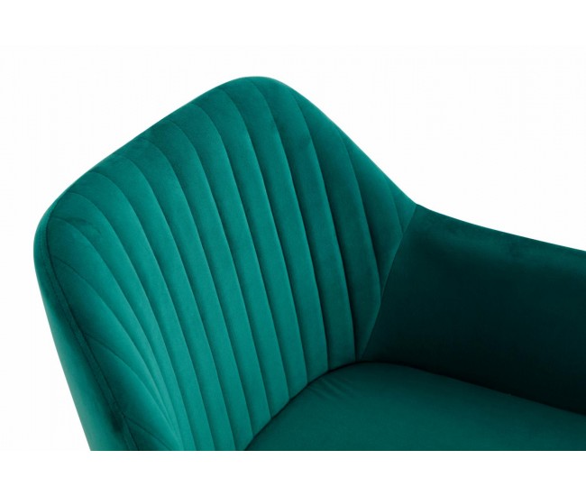 Set 2 scaune tip fotoliu Catifea- Green