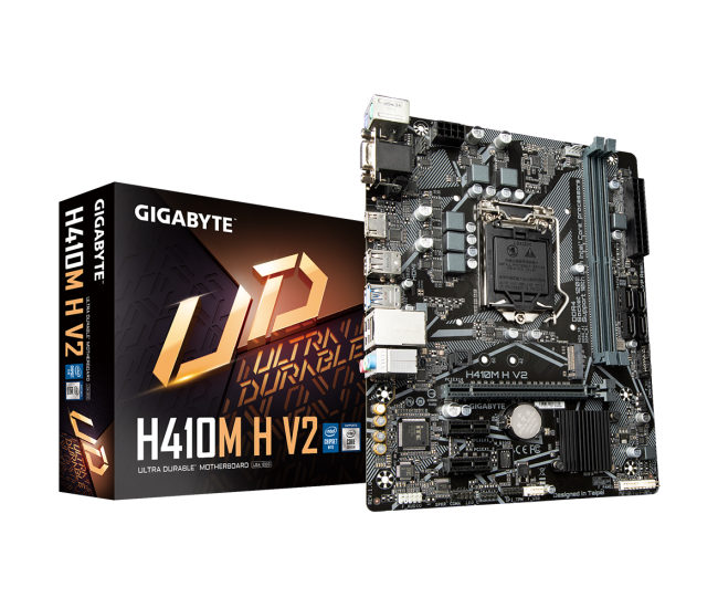Placa de baza Gigabyte H410M H V2, LGA 1200