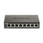 Switch D-Link DGS-1100-08PV2, 8 port, 10/100/1000 Mbps