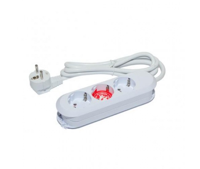 Prelungitor Bachmann SMART 3xCEE7/3, fara intrerupator, lungime cablu 1.5m, H05VV-F