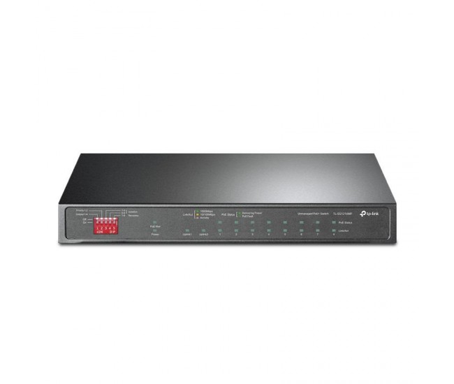 Switch TP-Link TL-SG1210MP, 10 port, 10/100/1000 Mbps