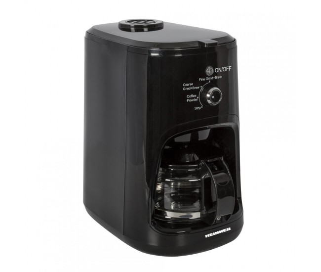 Cafetiera cu rasnita Heinner HCM-900RBK, putere: 900W, capacitate: 0.6L, capacitate