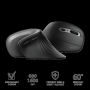 Mouse Trust Verro Ergonomic, Wireless, negru