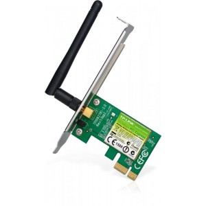 Adaptor wireless TP-Link, N150, PCI-E, 1 antena detasabila