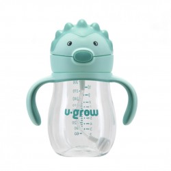 Cana cu pai si manere, tritan 330 ml,  U-Grow