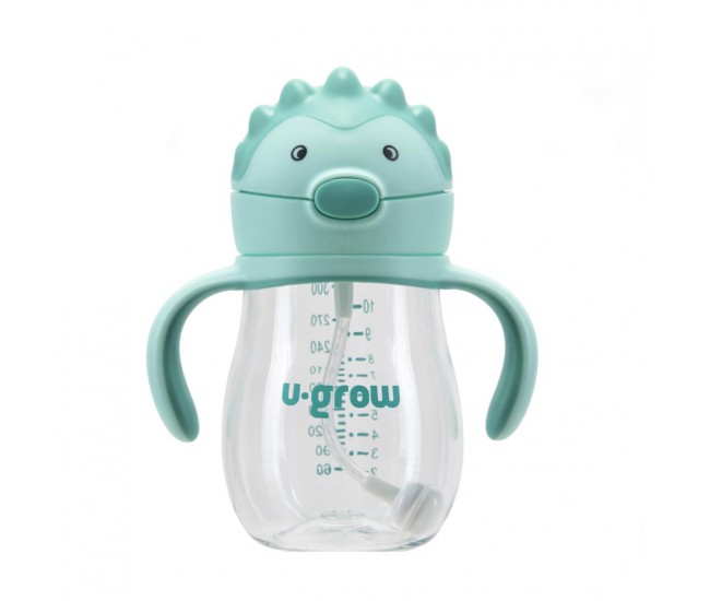 Cana cu pai si manere, tritan 330 ml,  U-Grow