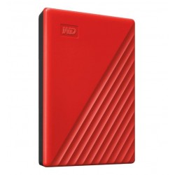 HDD extern WD My Passport, 2TB, 2.5", Rosu, USB 3.2