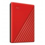 HDD extern WD My Passport, 2TB, 2.5", Rosu, USB 3.2