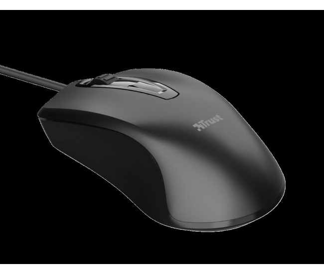 Mouse Trust Carve, USB Mouse, negru